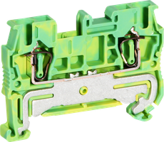 Morsetto di protez. 0.08…4mm² connessione a molla verde/giallo