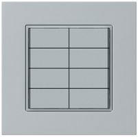 Poussoir KNX ENC KPR 8×touches 8×points actionnables LED gris