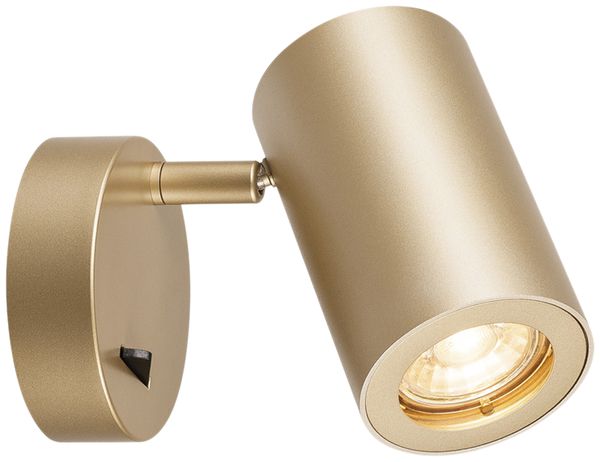 Wandleuchte SLV ENOLA_B, GU10 mit Schalter IP20 Messing