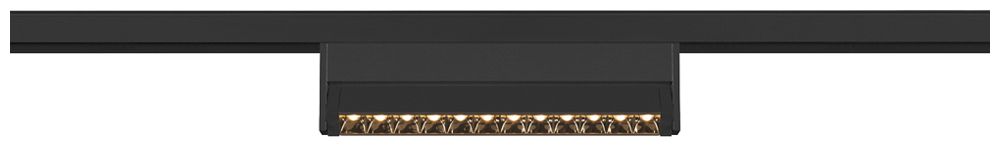LED-Spot SLV IN-LINE 22 48V TRACK MOVE 7.3W 580lm 927 35° DALI 240×22mm schwarz