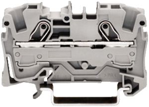 Borne de passage WAGO TopJob-S 6mm² 2L gris série 2006