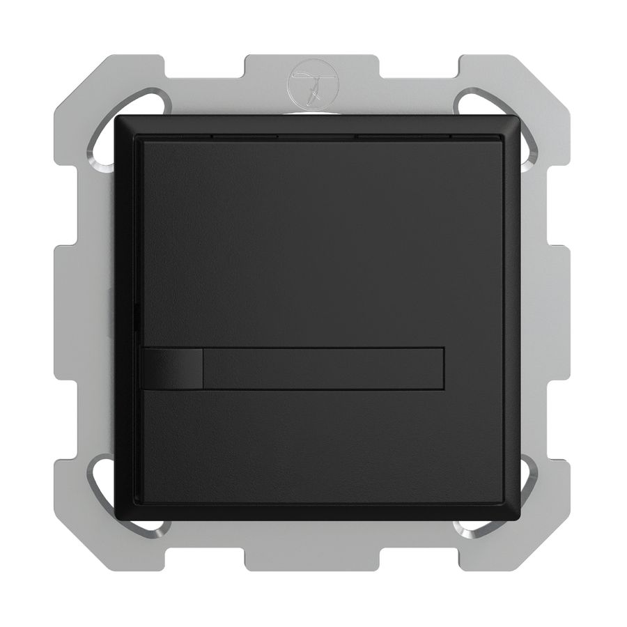 Poussoir KNX RGB ENC EDUE, 250mW, s.LED, a.papier, 1×poussoir, comm.1×touche, no