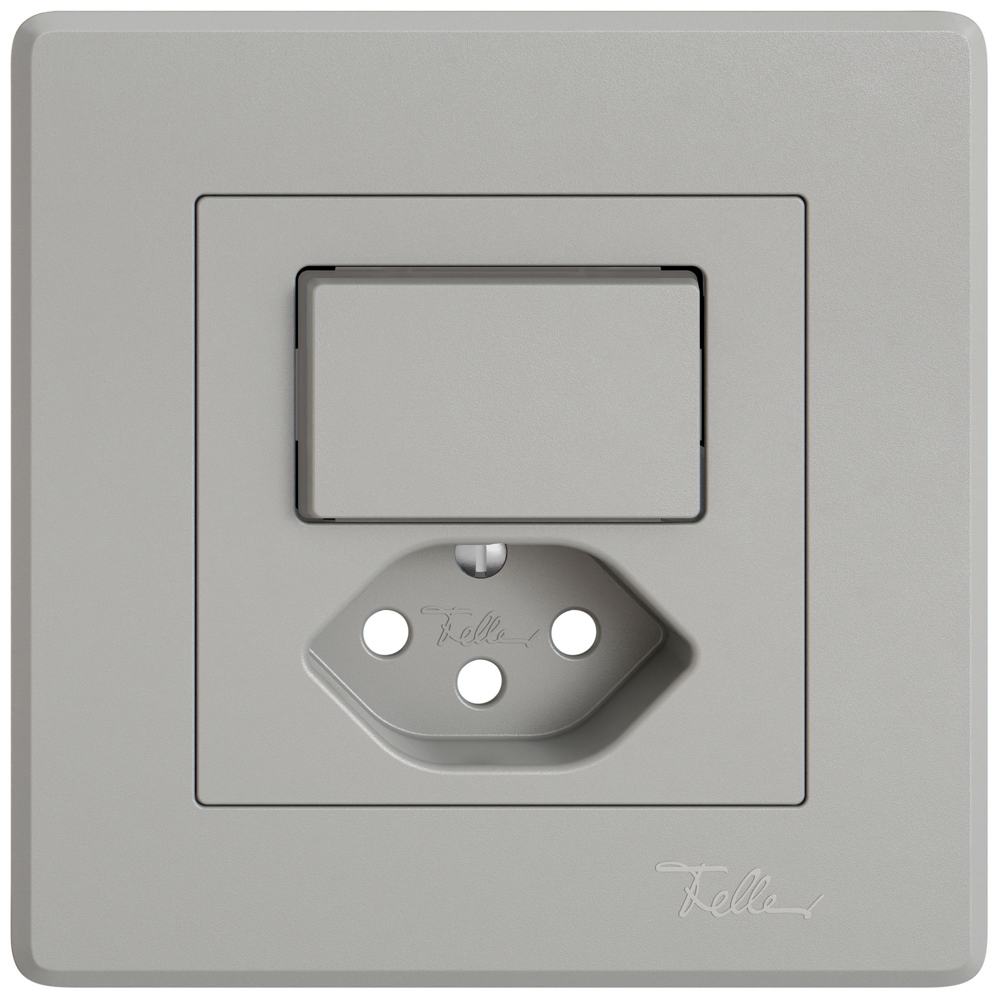 Kit de montage ENC EDIZIO.liv SNAPFIX® p.combi.T13 a.1 bouton a.lentille lat.grc