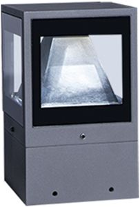 LED-Pollerleuchte DOTLUX WAY IP65 120×120×200mm 7.5/15W 3000K 400/800lm