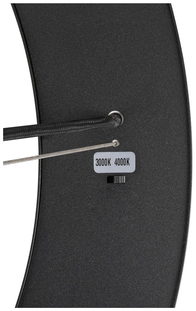 LED-Pendelleuchte SLV MEDO RING 90 42W 5000lm 930/940 DALI Ø900mm schwarz