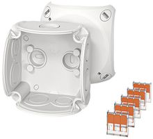 AP-Abzweigdose Hensel DK 0102 W WAGO 5×3L×2.5mm² 84×84×55mm IP66 gu