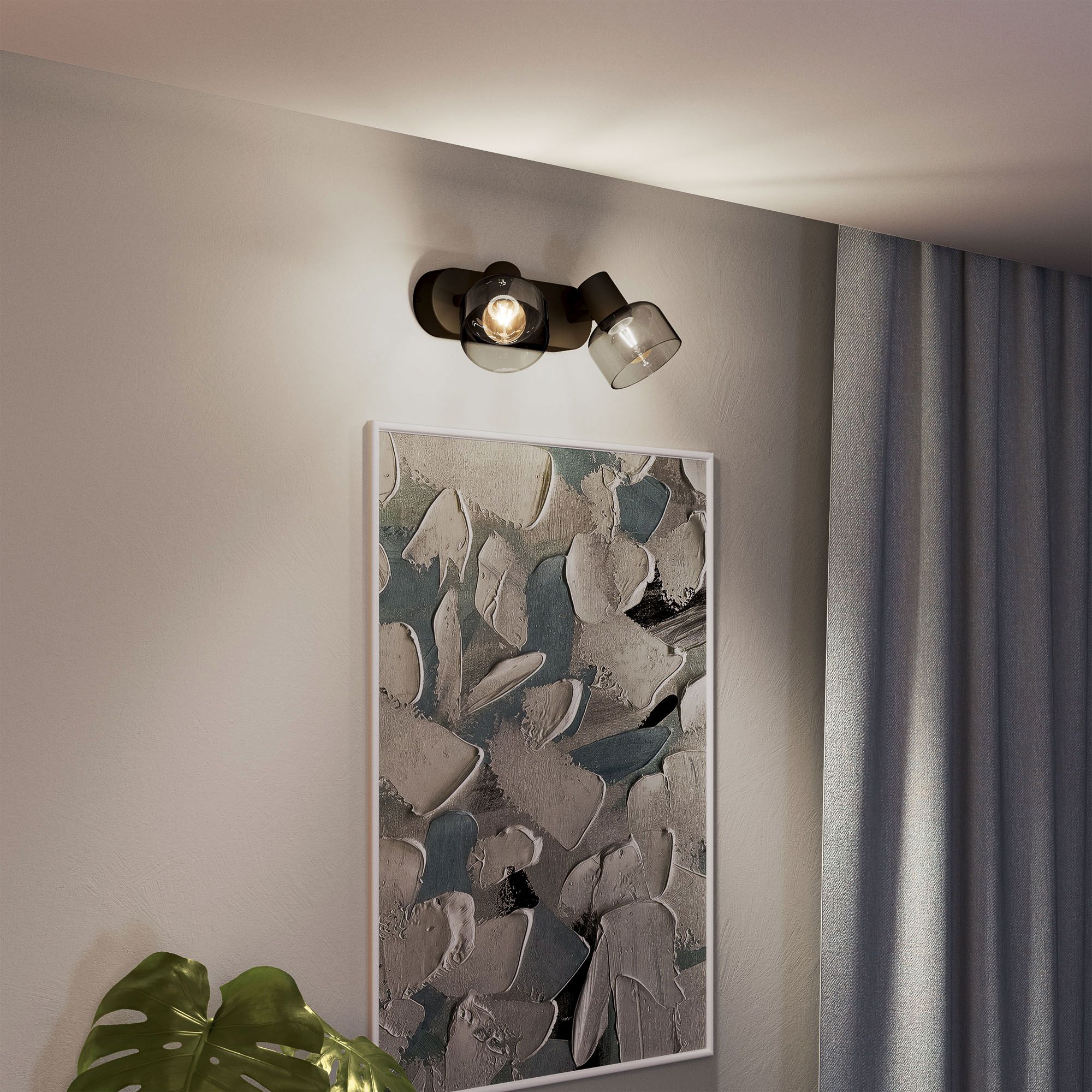 Spot Philips Sleet E14 2×25W 260×134mm noir