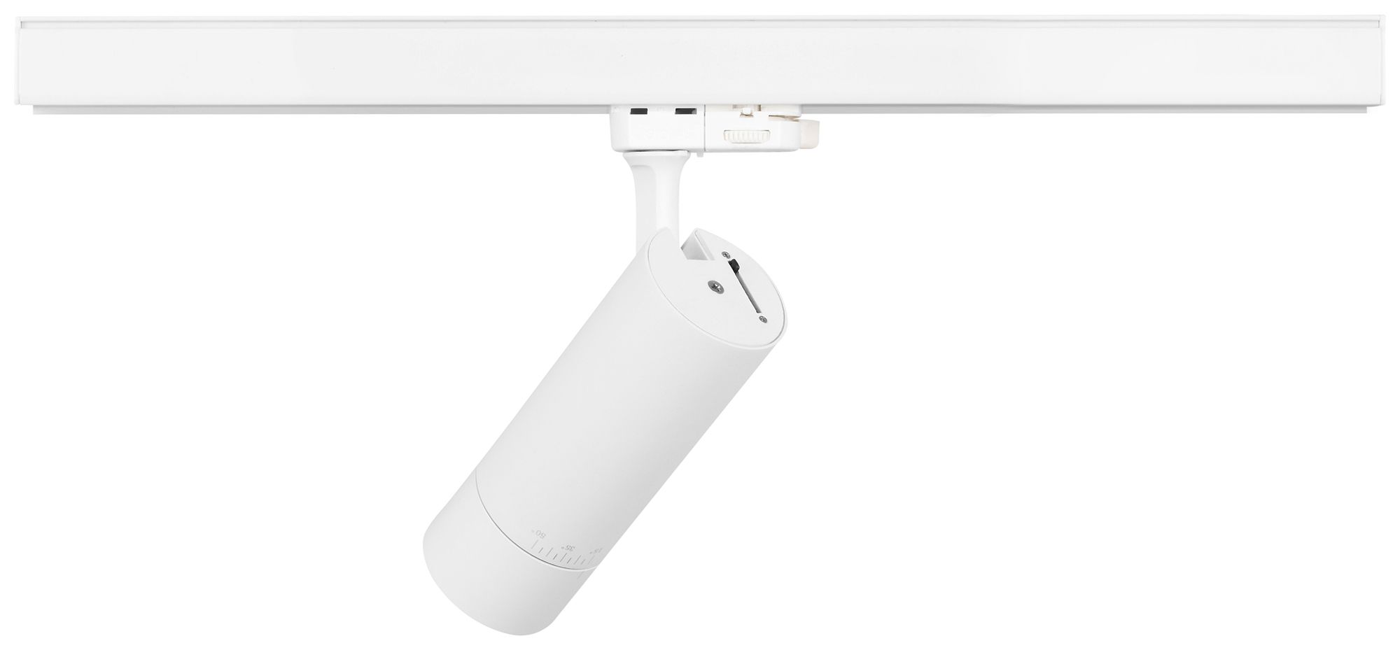 Projecteur LED Sylvania Lenzo Small 15W 1000lm 940 VAR 3ph 15°…50° Ø60 blanc