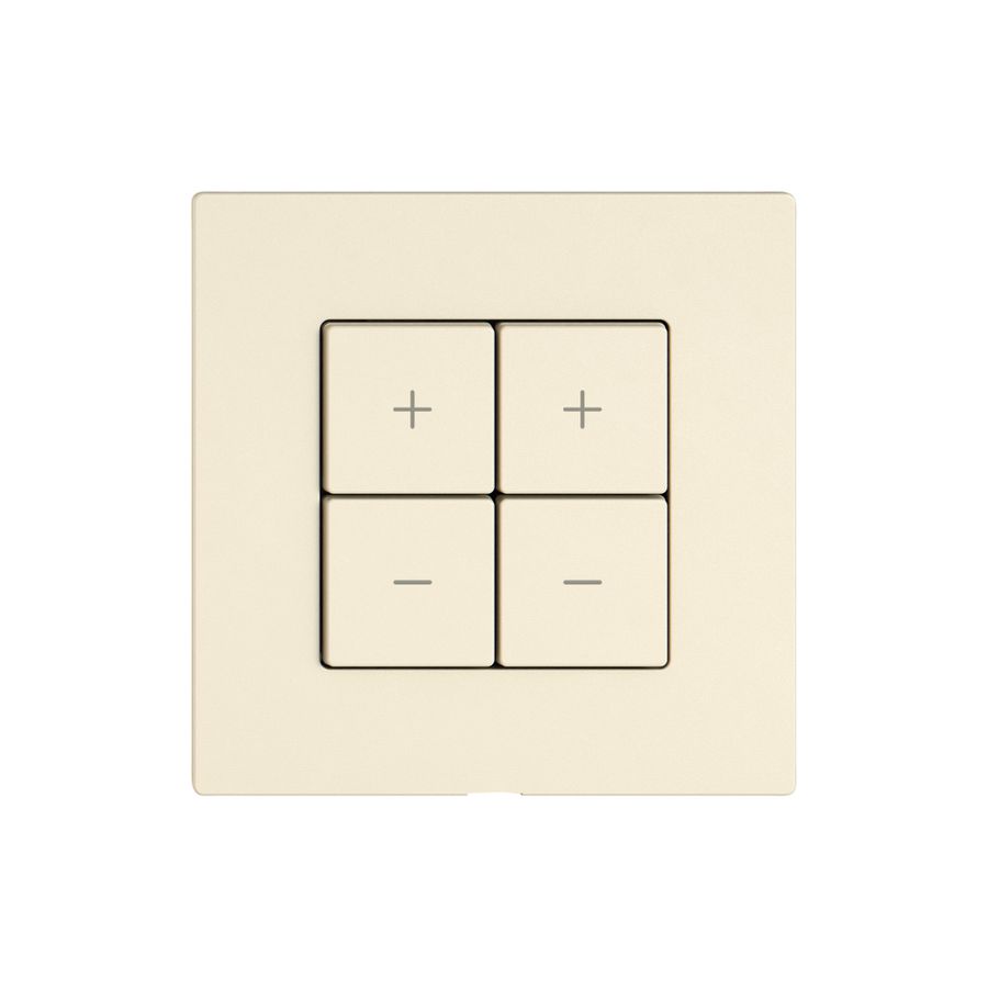 Bedienaufsatz zu Dimmer EDIZIO.liv Wiser SNAPFIX® 2K 4T cr