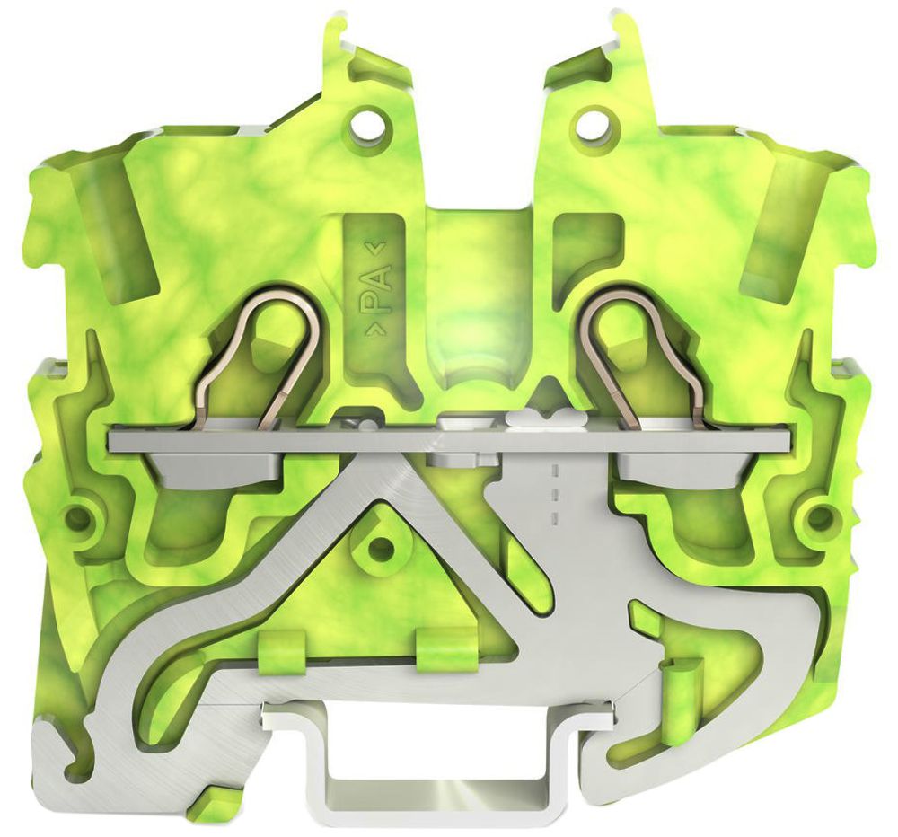 Borne de passage WAGO TOPJOB-S 2050 1mm² 2L TH15 vert/jaune