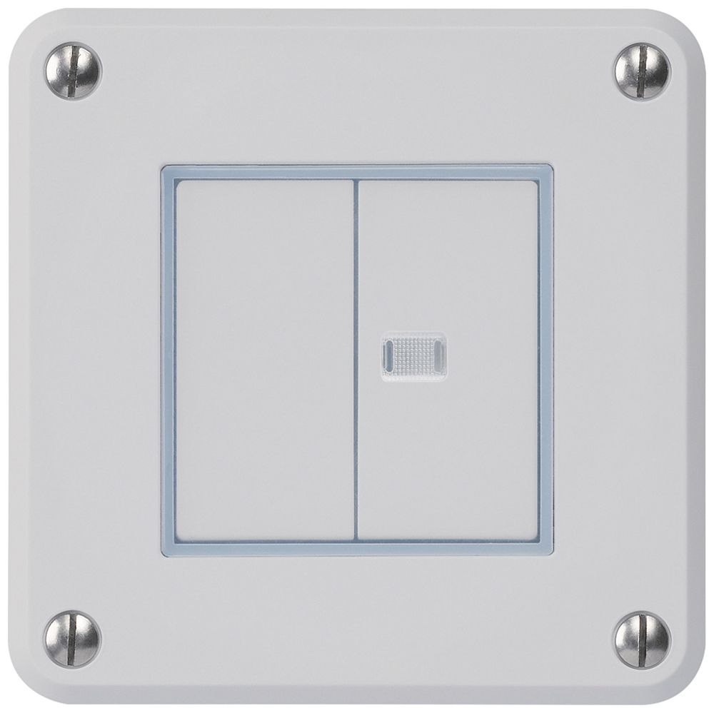Interruttore INC robusto IP55 schema 3+3 1×illuminato grigio
