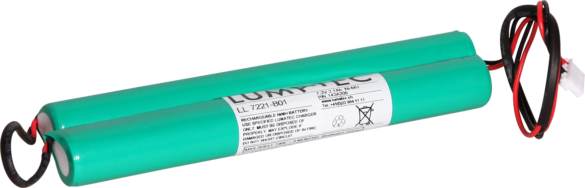 Accu 3h de set secours de réarmer Lumatec