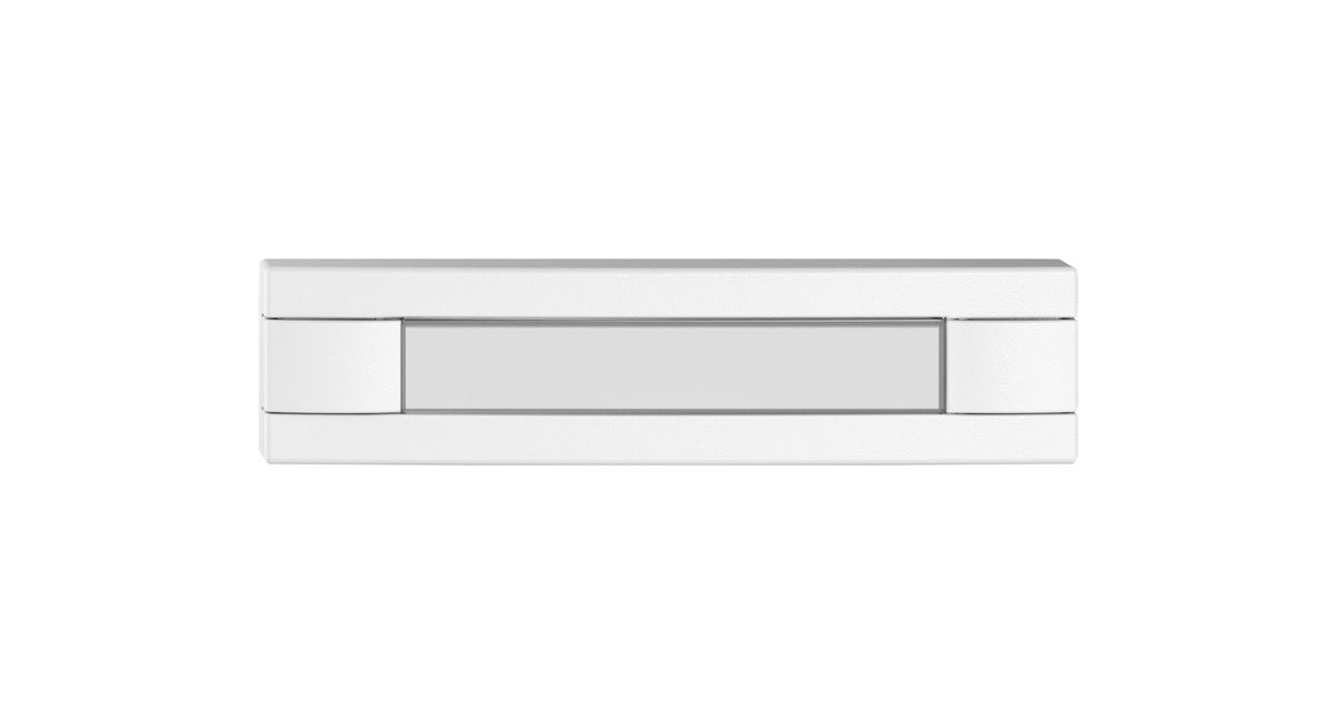 Poussoir 1/4 EDIZIO.liv SNAPFIX® p.KNX&UNI s.LED a.étiquette comm.2touch.bc