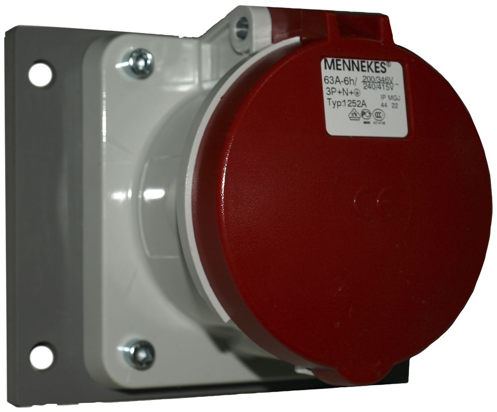 CEE-Steckdose Mennekes 6h gerade