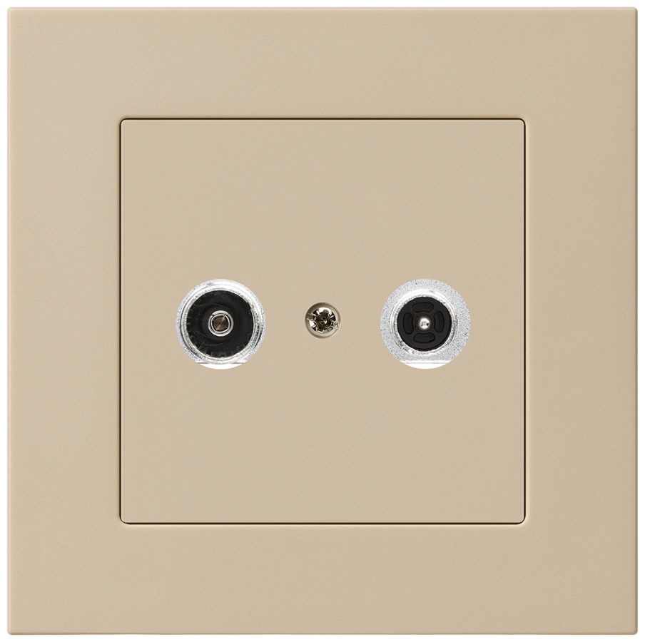 Prise antenne ENC kallysto.pro R/TV 14dB 2GHz beige