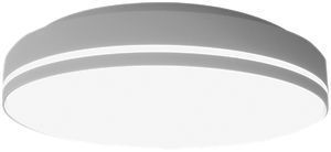 LED-Decken-/Wandleuchte STRIPE D 29W, 3000K, 2900lm, IP44, DIM, weiss