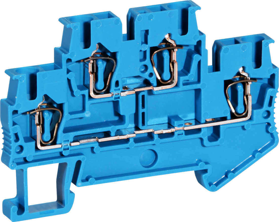 Reihenklemme 0.08…4mm² Zugfederanschluss blau