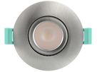 LED-Downlight Sylvania OBICO 5.4W 530lm 927/930/940 IP65 38° DIM Ø81mm Silber