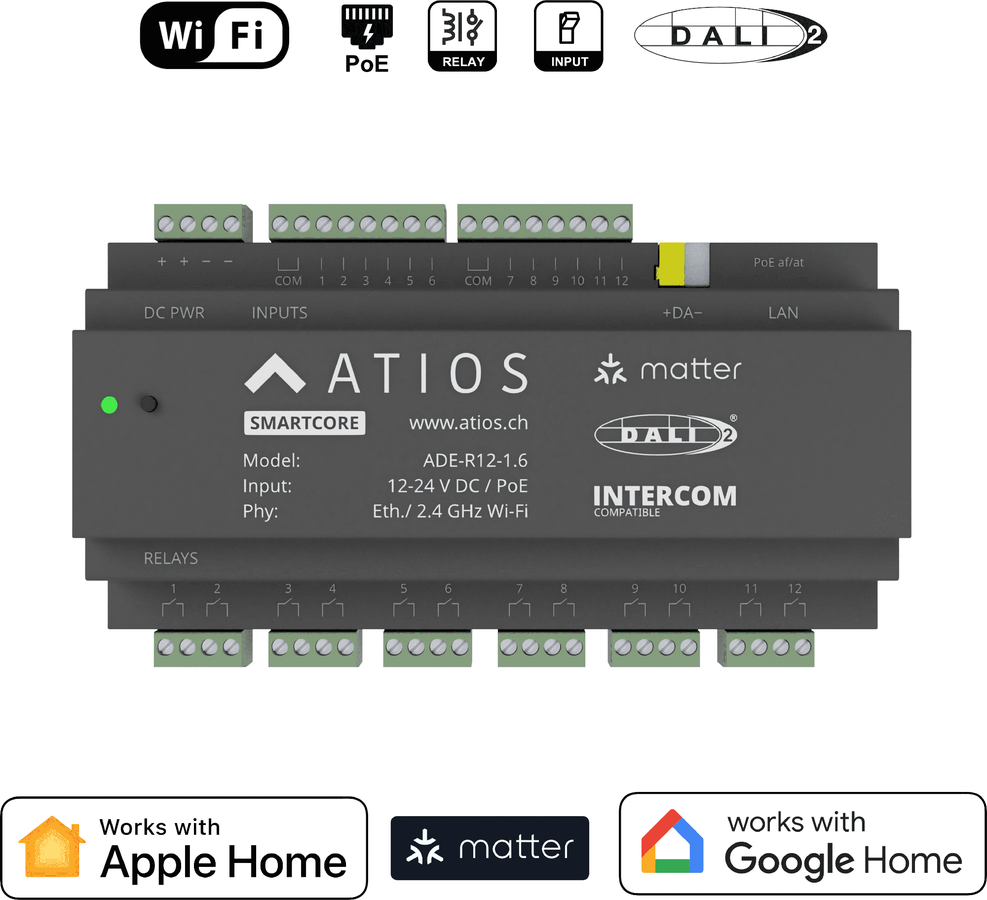 Atios SmartCore Matter Smart Home Controller
