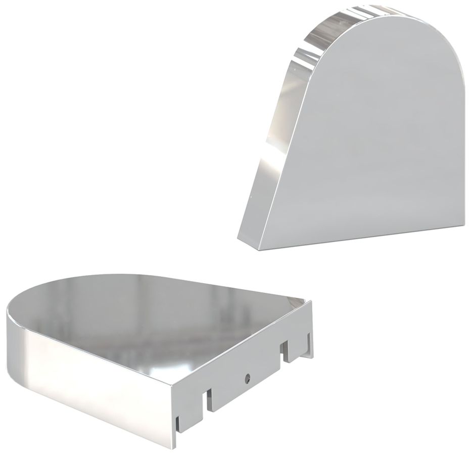 Endkappe LEDVANCE LINEAR MR Kunststoff 82×80×18mm chrom 2 Stk