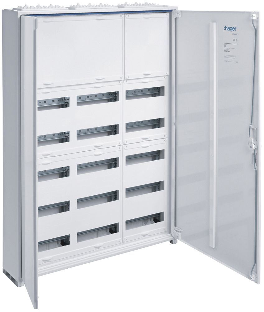 Distributore AP Hager univers 7 file 180UM coperc. IP44 800×1100×160mm