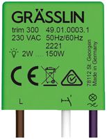 RF-Dimmaktor ELBRO trim 300 1×Ausg universal 230V IP65