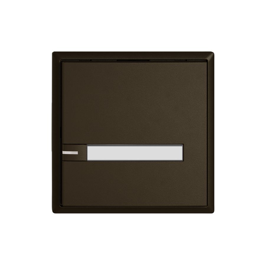 Poussoir universel EDIZIO.liv UNI SNAPFIX® 5…48V a.LED 1× comm.1T étiqu.br