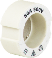 Vis de contact DIII E33 500V en céramique 50A selon DIN 49516 blanc