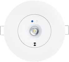 LED-Einbau-Notlichtleuchte Iris Antipanik Selbsttest E3 LiFePO4