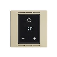 UP-Raumthermostat EDIZIOdue F vanille mit Display, Fussboden- und Raumregler