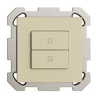 Pulsante scena INC 2 scene verticale/2T Edue Wiser vanille