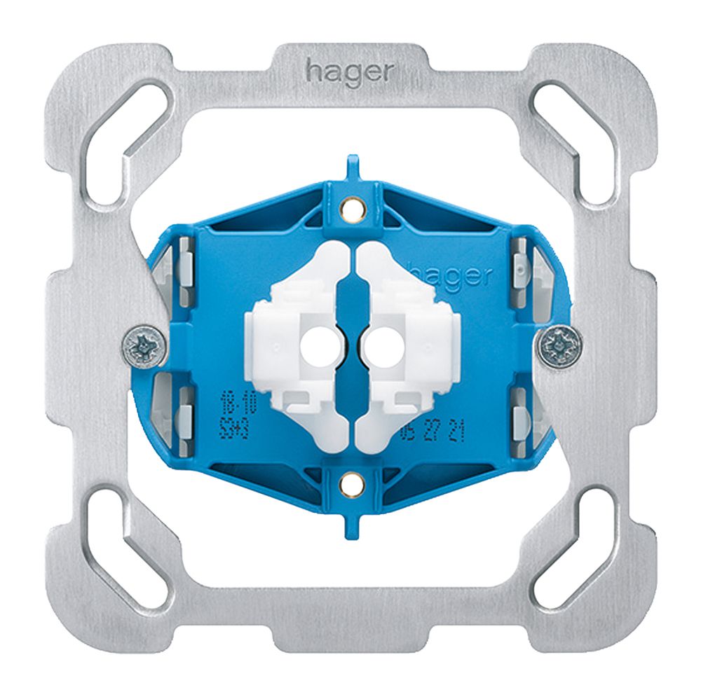 Einsatz Schalter kallysto S1 3/3L mit Befestigungsplatte