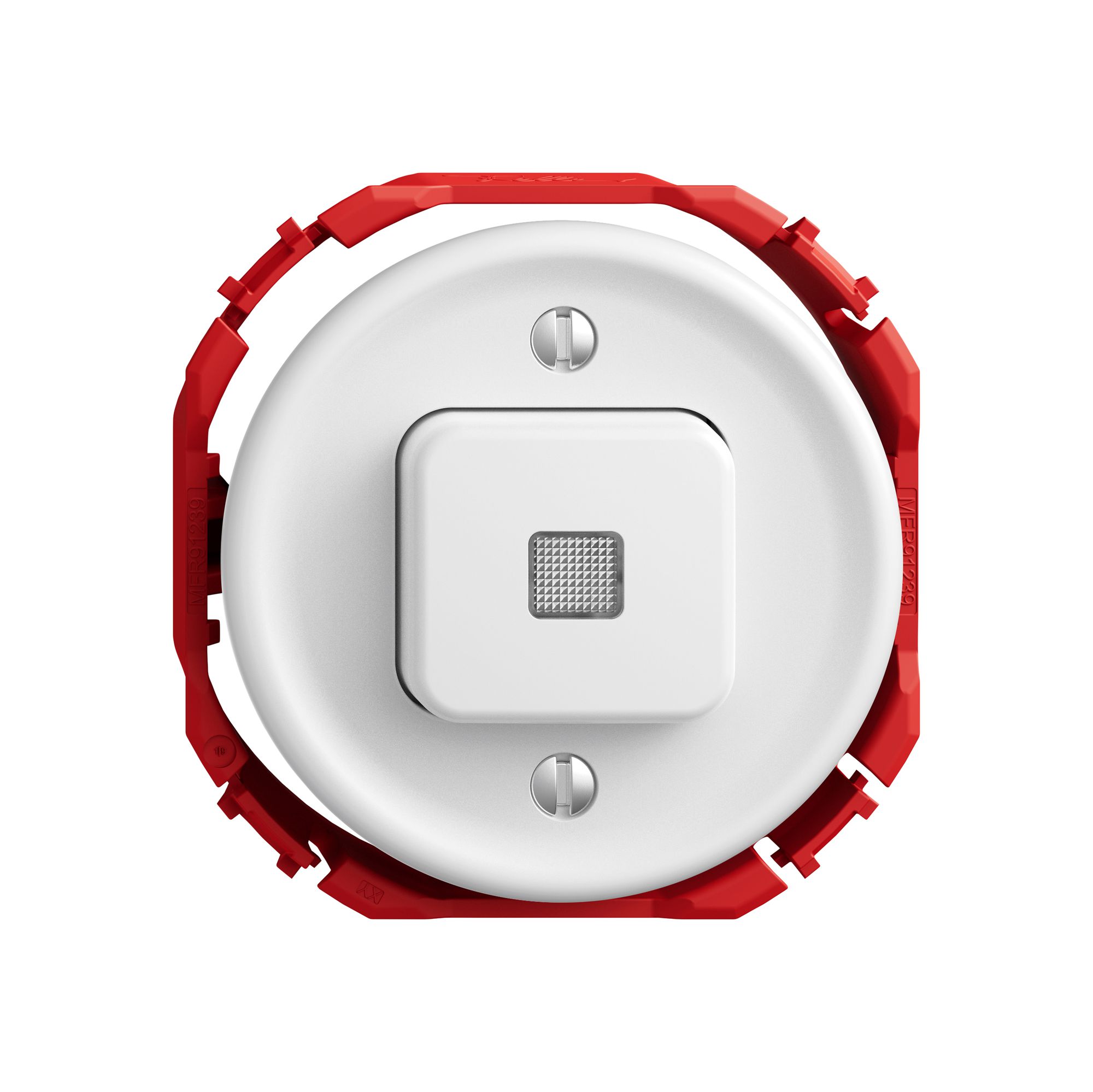 Interruttore a pulsante lum.STANDARDdue SNAPFIX® 3/2L lent.front.KS gi bi