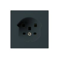 Steckdose HA kallysto Typ 25 mit Steckklemmen schwarz