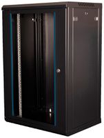 Alloggio a parete 19" VALUE 600×912×450mm 18UA 1×porta acciaio nero