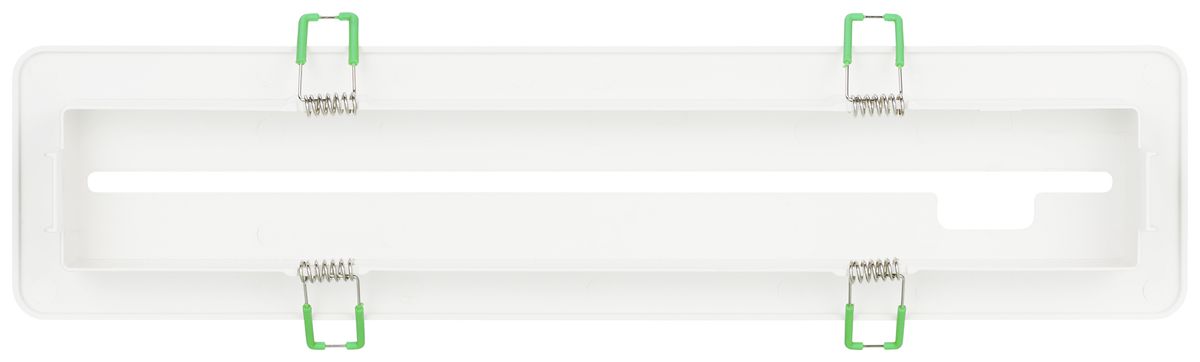 Cadre d'encastrement Sylvania LiFeSafe polycarbonate 350×82×50mm blanc