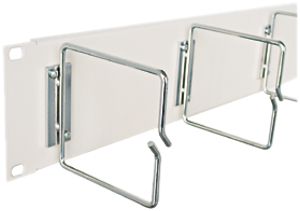 Rangierpanel ELBRO 19", Stahlblech, 2 HE, weiss