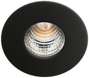 Spot LED INC SG Nano 1W 80lm 2700K IP44 MB Ø35mm noir