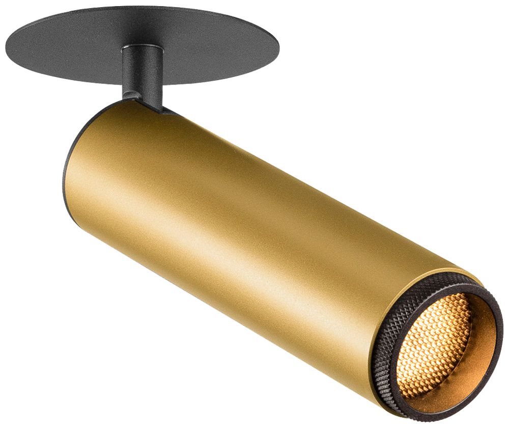 Spot LED INS SLV GRIP SPOT M 21W 2110lm 3000K WB REG Ø43×182×43×64mm nero/oro
