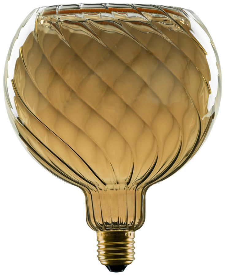 LED-Lampe SLV Floating Globe E27 6W 1900K DIM mattiert Rauch grau Ø150×185mm