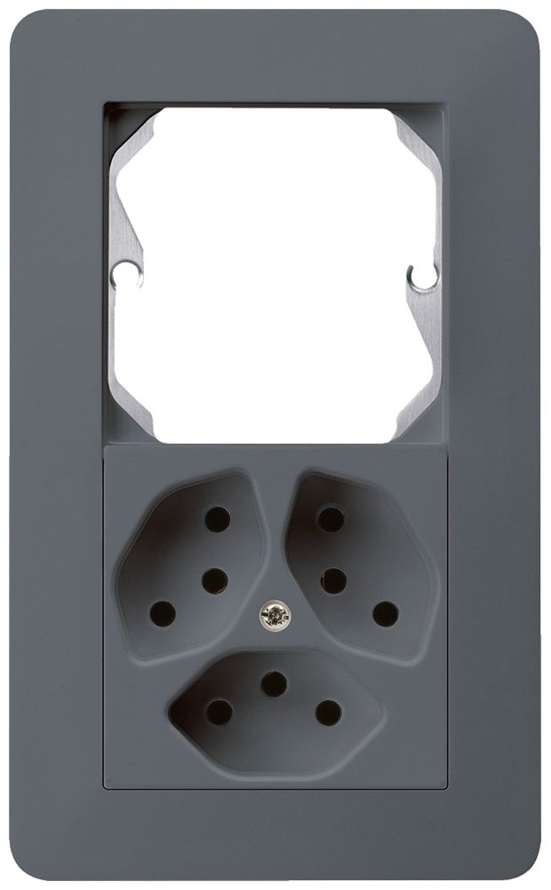 Combinazione INC vuoto+3×T13 antracite kallysto.trend