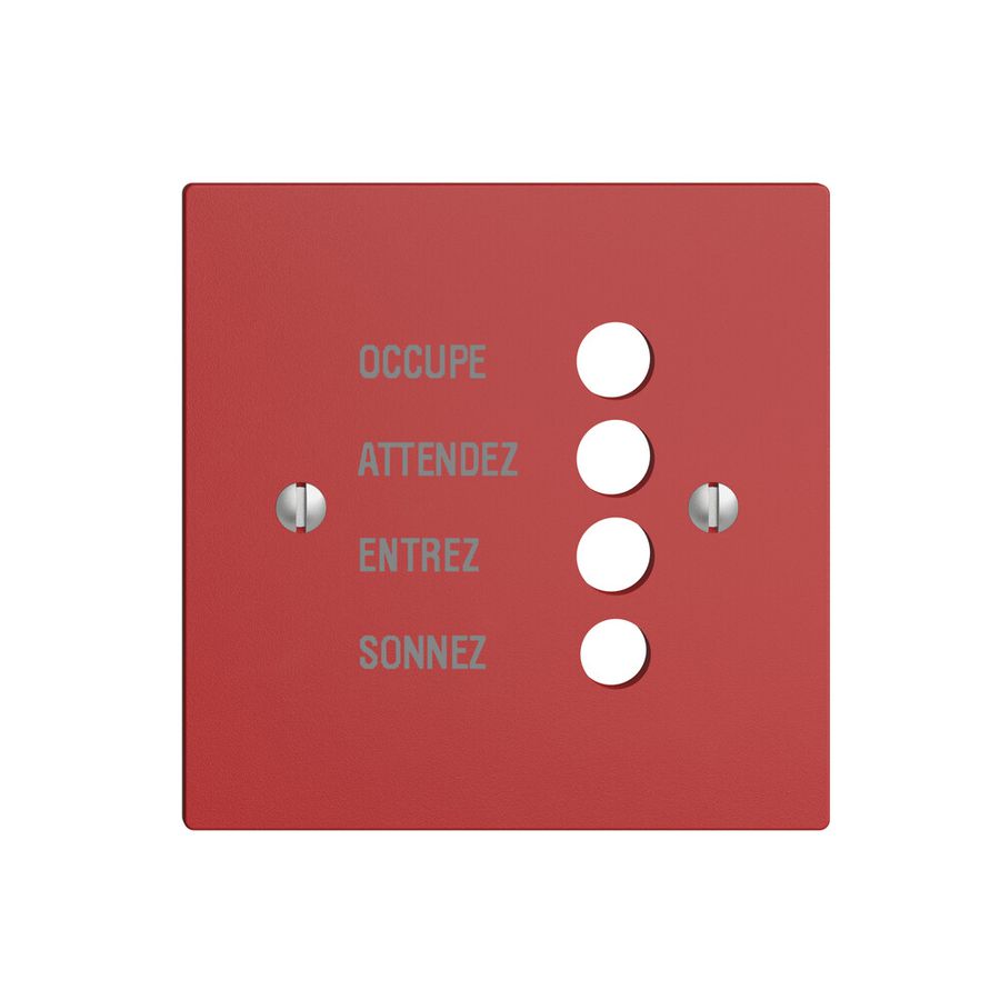 Frontplatte EDIZIOdue berry französisch