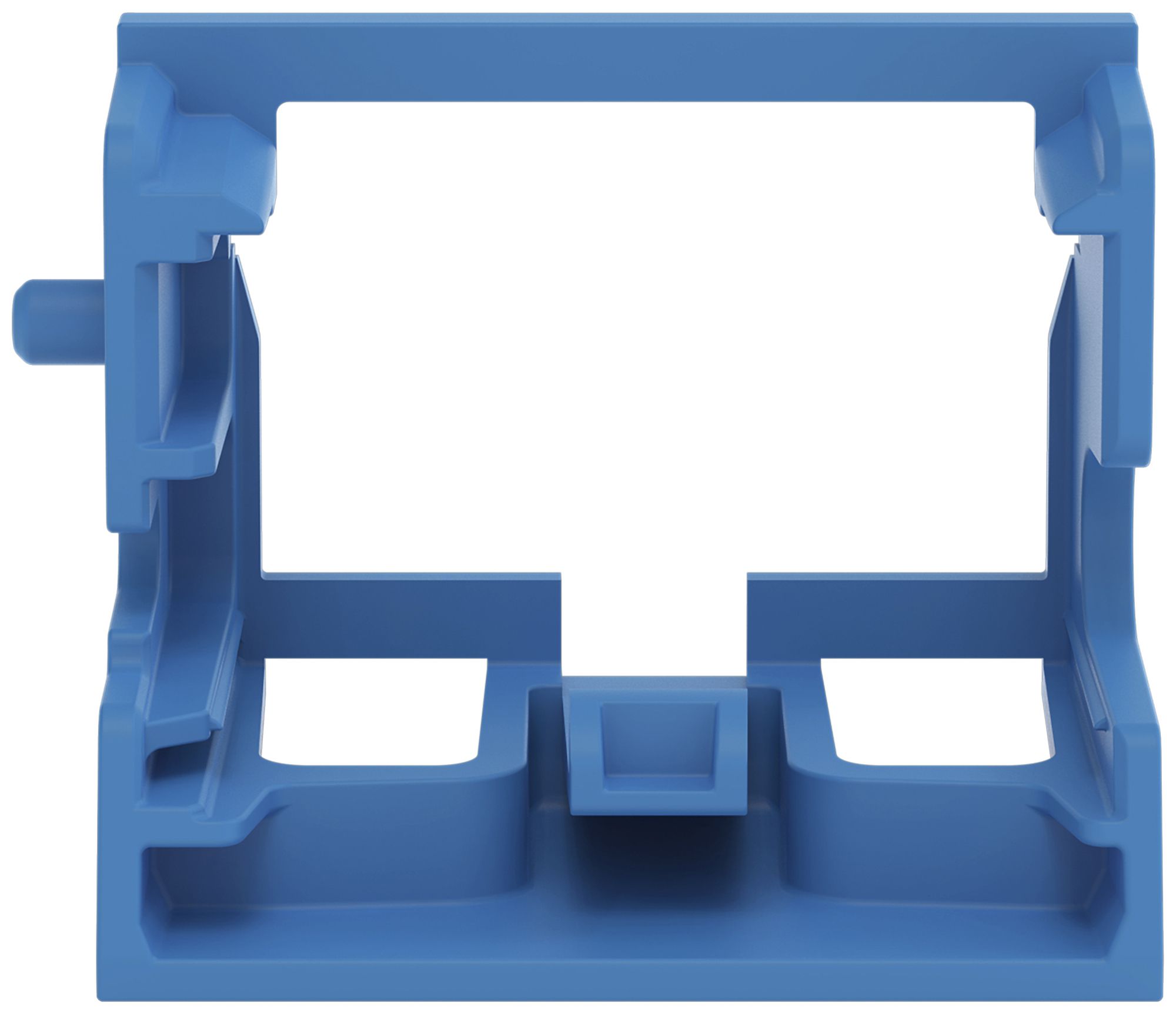 Befestigungsadapter WAGO o.Zugentlastung für 10×4mm² seitlich bl