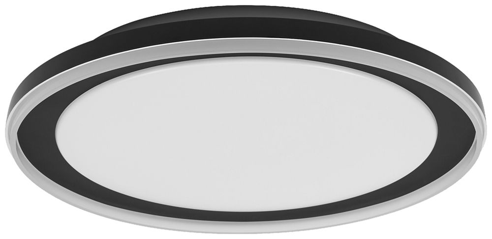 LED-Deckenleuchte LEDVANCE Orbis Pederson 24W 1450lm 830 Ø450×80mm schwarz