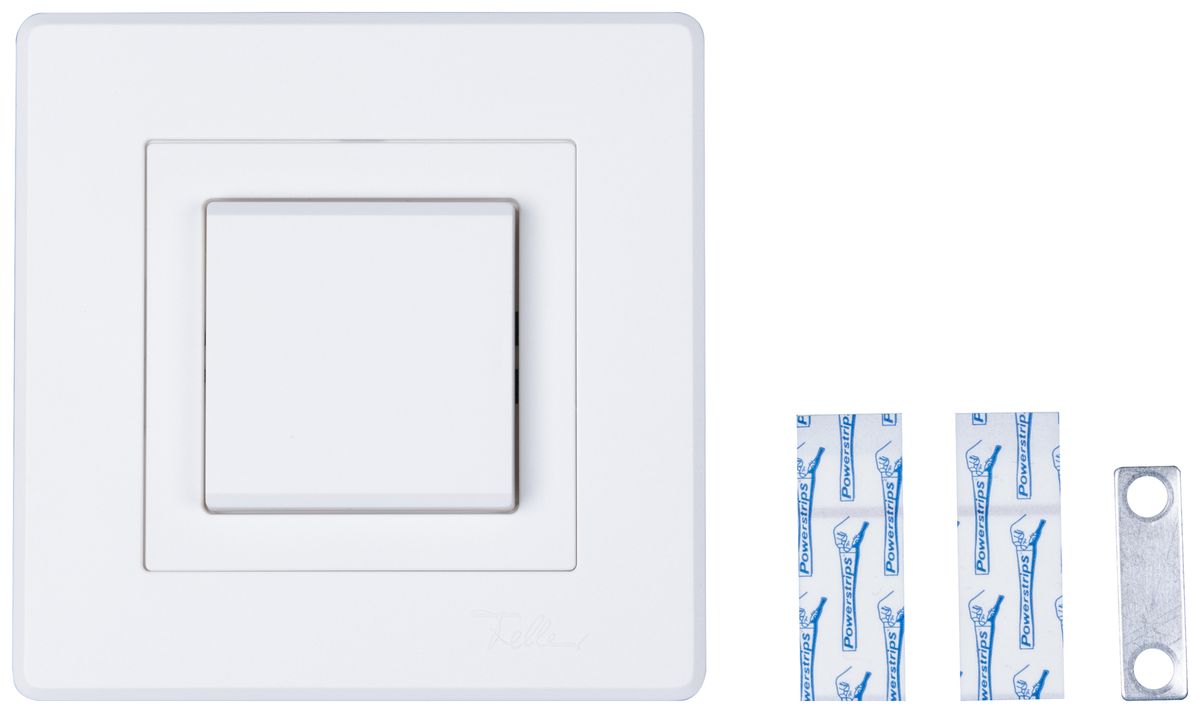 AP-Wandsender Omnio Einertaste ohne Beschriftung 4 Kanäle ws