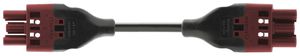 Verbindungsleitung Woertz 49343/C4 3×1.5mm² 250V 16A 3m rt Buchse-Stecker Cca