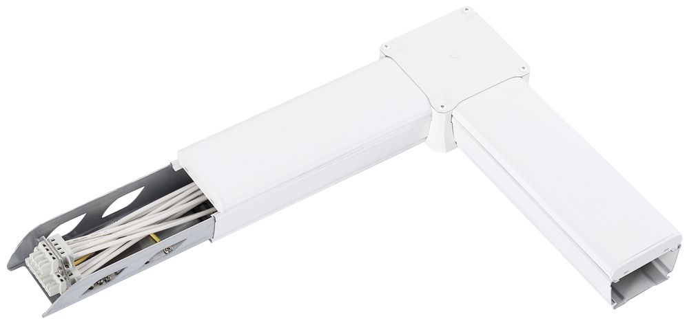 Eckverbinder rechts RTS 12-adrig, weiss
