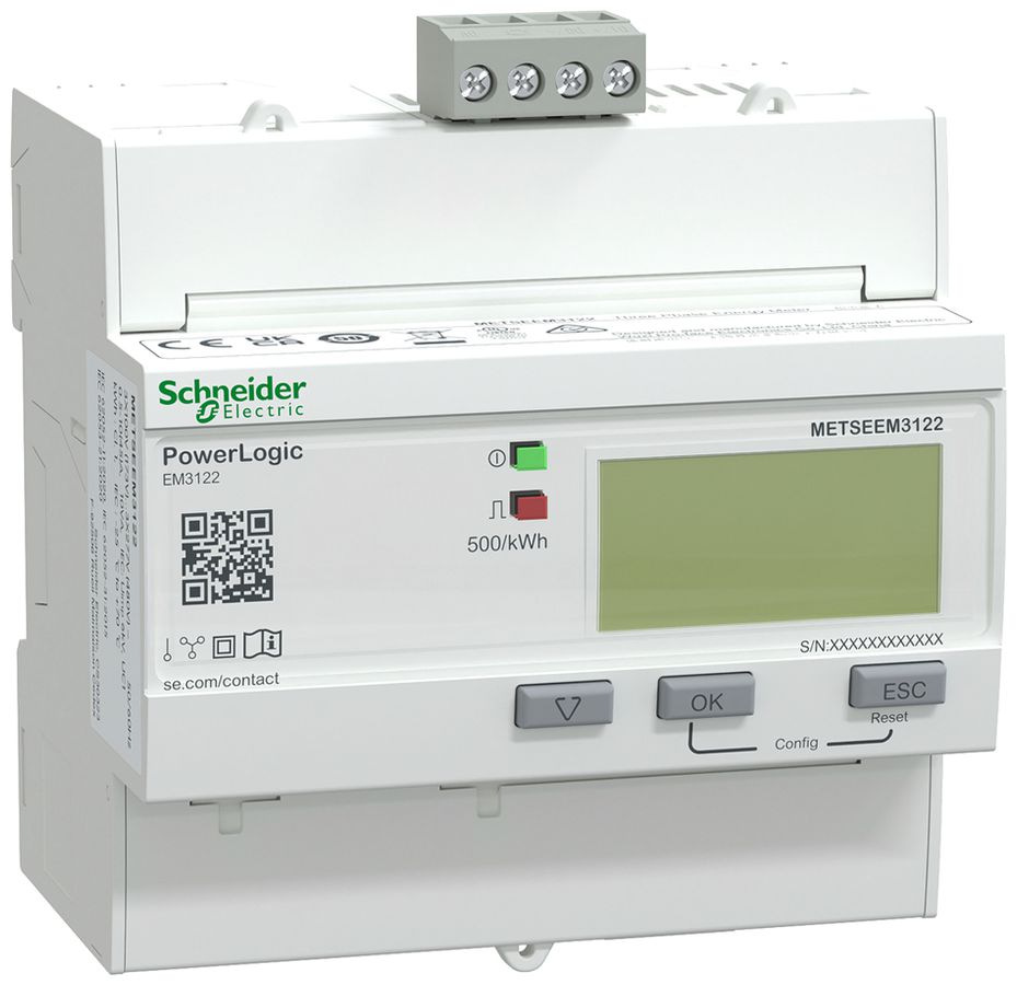 Compteur d'énergie AMD Schneider Electric EM3122 3LN 45A Modbus 5UM