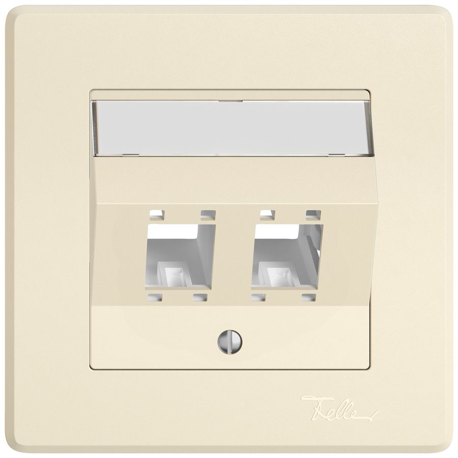 UP-Montageset EDIZIO.liv SNAPFIX® für freenet Kat.5e/6 Adapter 2× cr