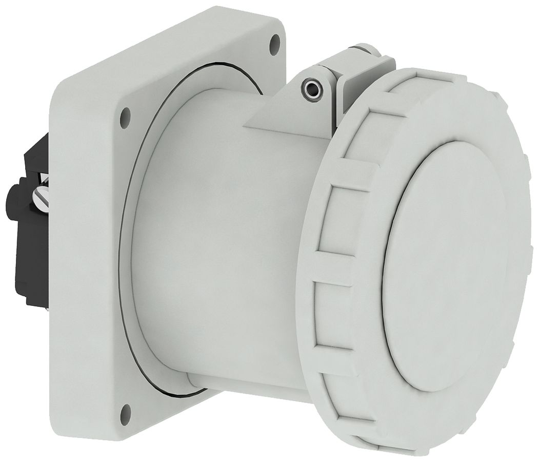 EB-Steckdose Bals CEE Q-C TE 125A 5P >50V 1h IP67 Ni 120×120mm